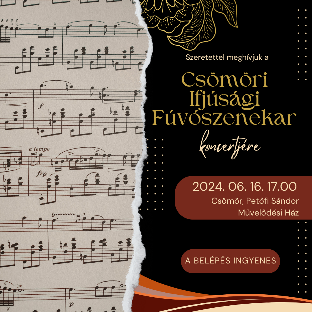 Csömöri Ifjúsági Fúvószenekar koncert 2024.06.16.